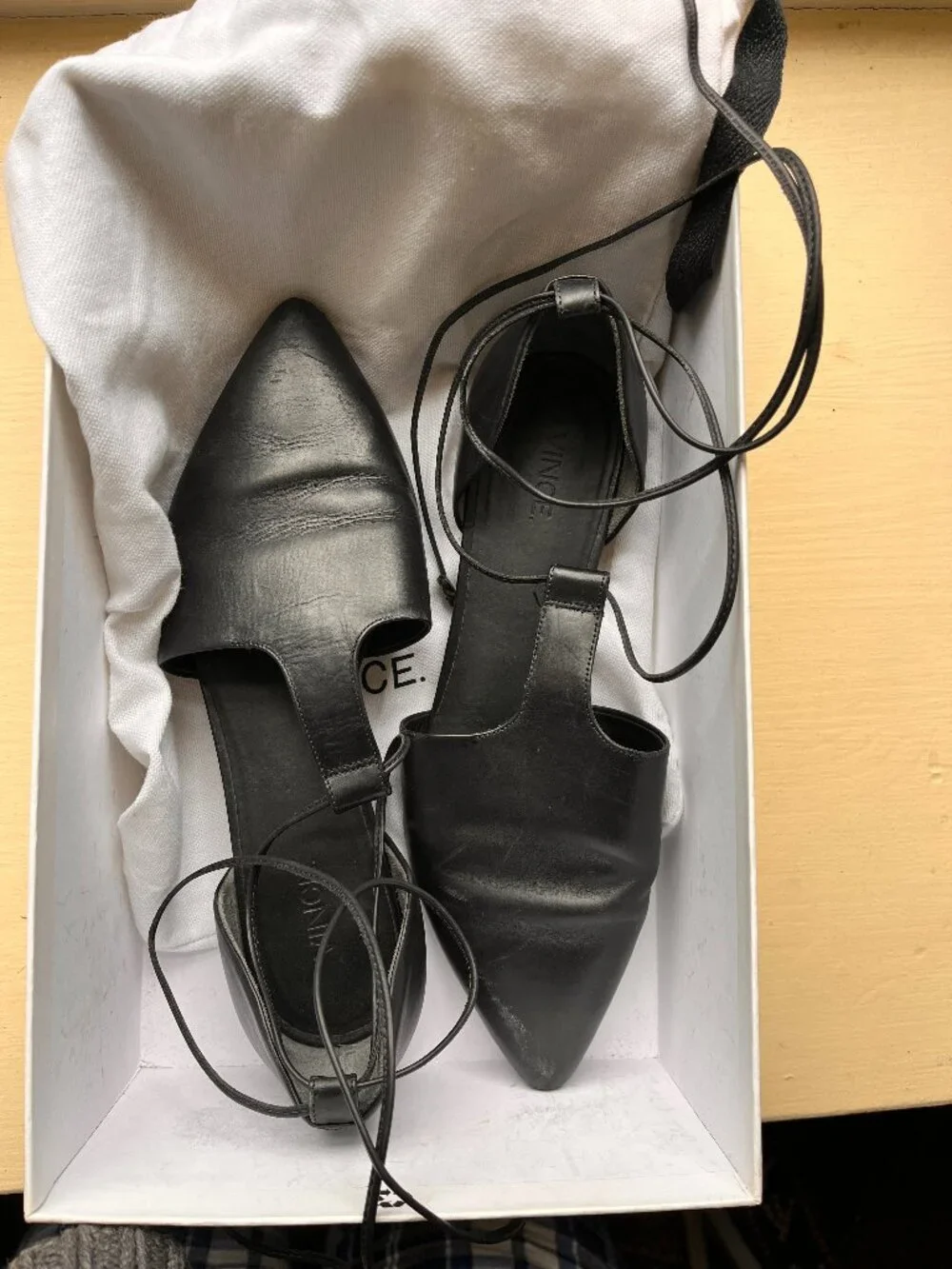 Vince Black Noella Flats - Picture 6 of 6